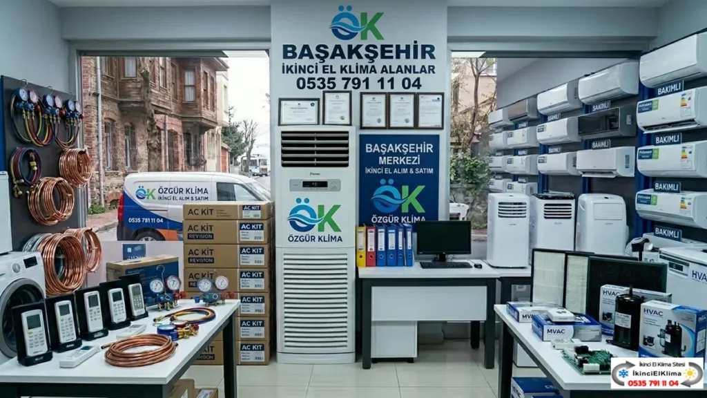 Başakşehir'de adresten değerinde nakit ödeme ve ücretsiz ekspertizle alınan ikinci el klimalar - Özgür Klima