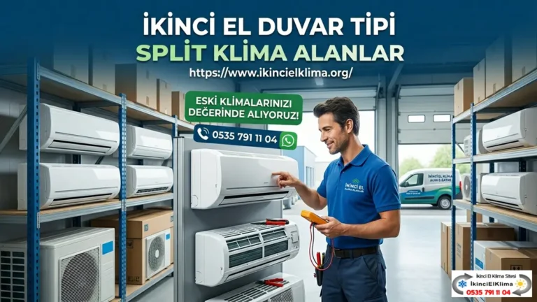 İkinci El Duvar Tipi Split Klima Alanlar