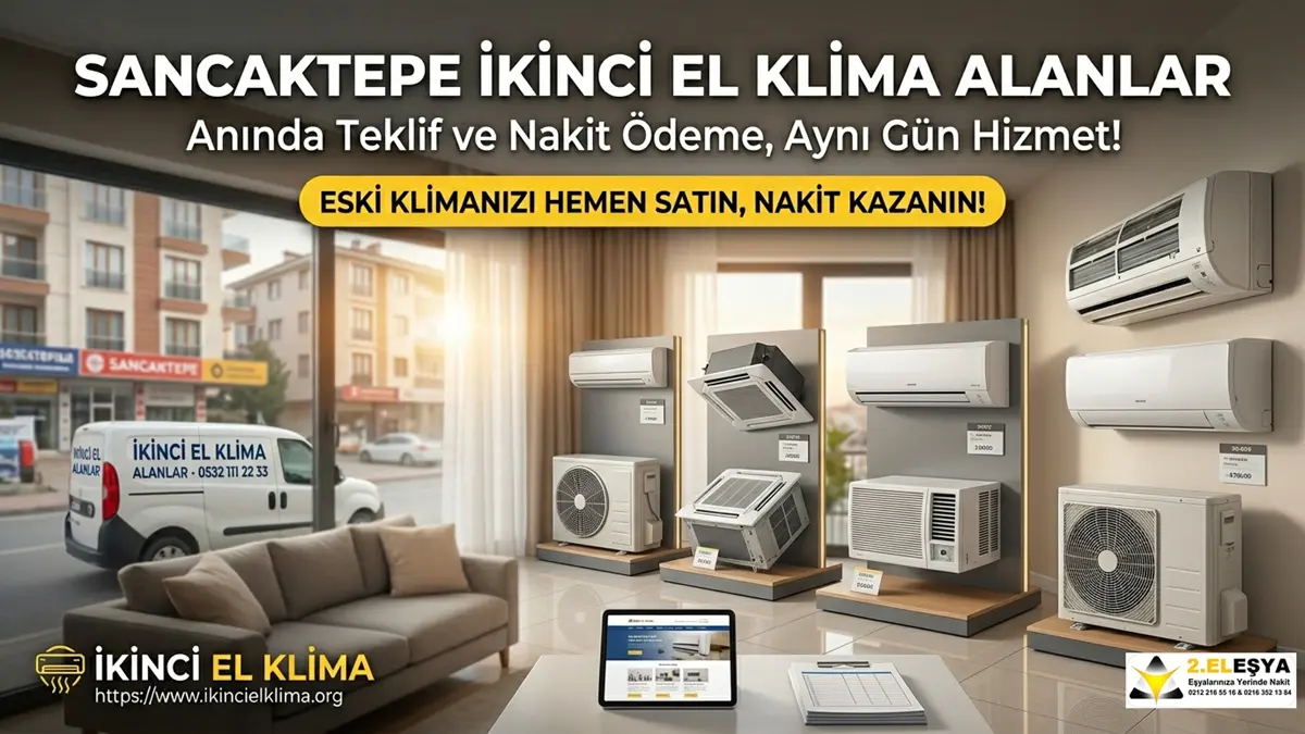 Sancaktepe ikinci el klima ekspertiz ve söküm işlemi