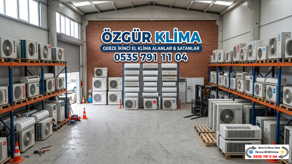Gebze'de ikinci el klima alım hizmeti kapsamında satın alınan split klima