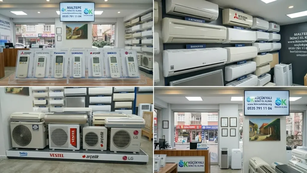 Maltepe bölgesinde kullanılmış klima alım hizmeti sunan uzman ekip